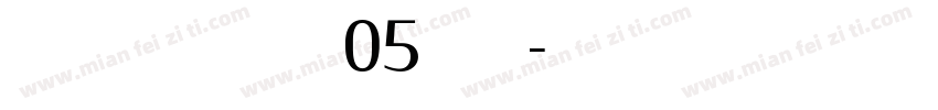 Bauhaus Arabic W05 Medium字体转换